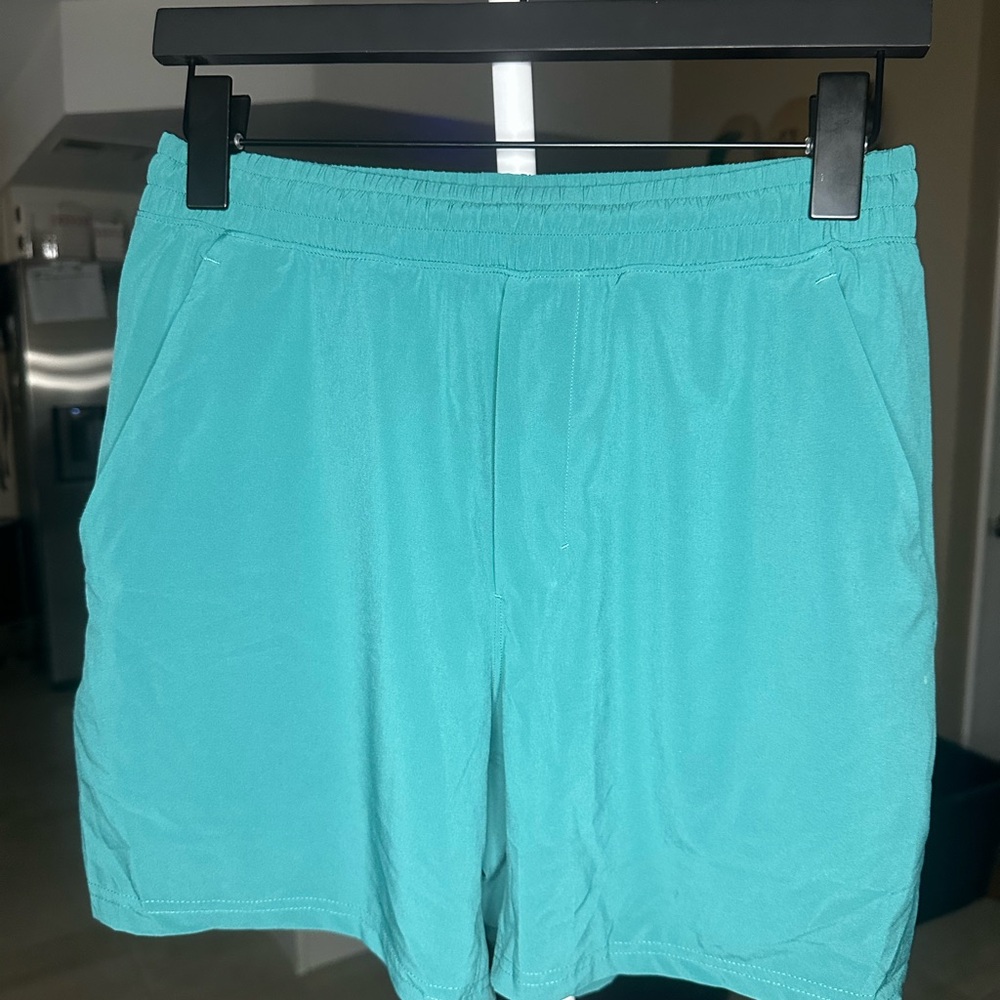 lululemon athletica Men's Pace Breaker 5” Teal Athletic Shorts